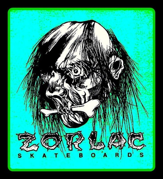 80s Zorlac Skateboards ステッカー pushead スケートボード