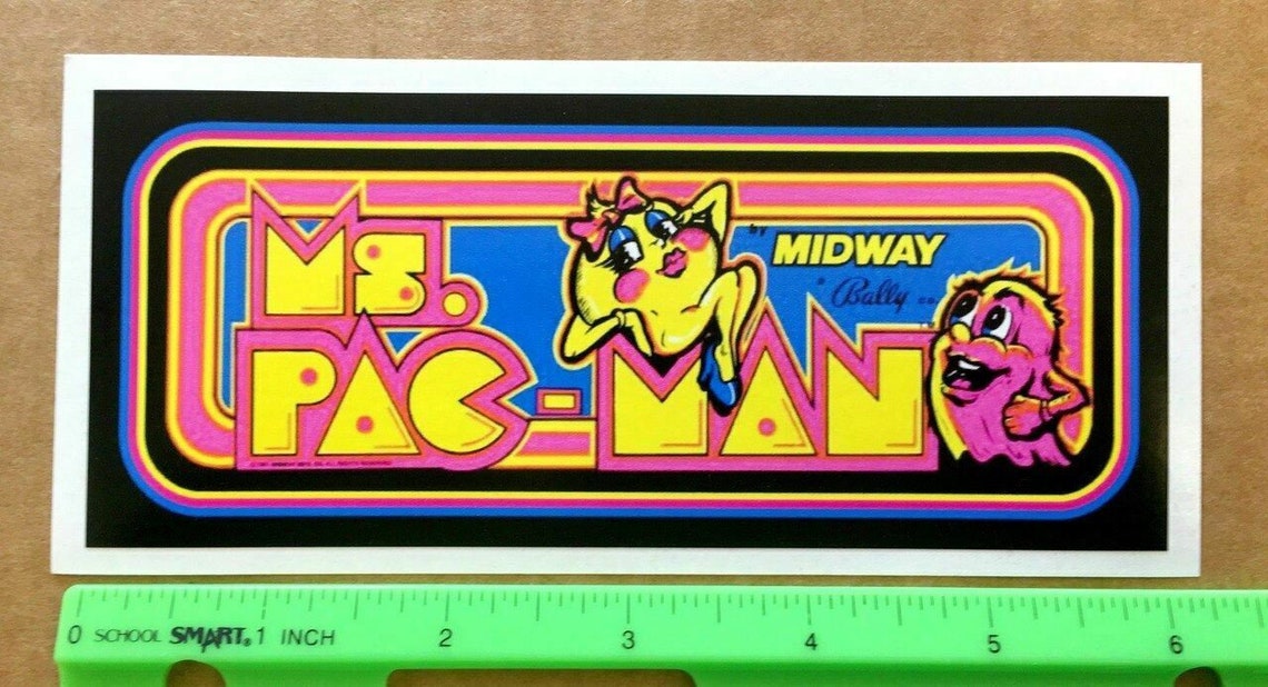 6 Classic Video Game Vinyl Sticker. Gaming Decal for Etsy