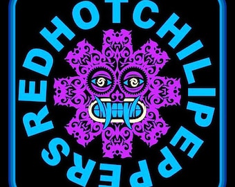 RARE 4.5" Red Hot Chili Peppers Tribal vinyl sticker. 90's rock music decal for car, guitar, skateboard etc.