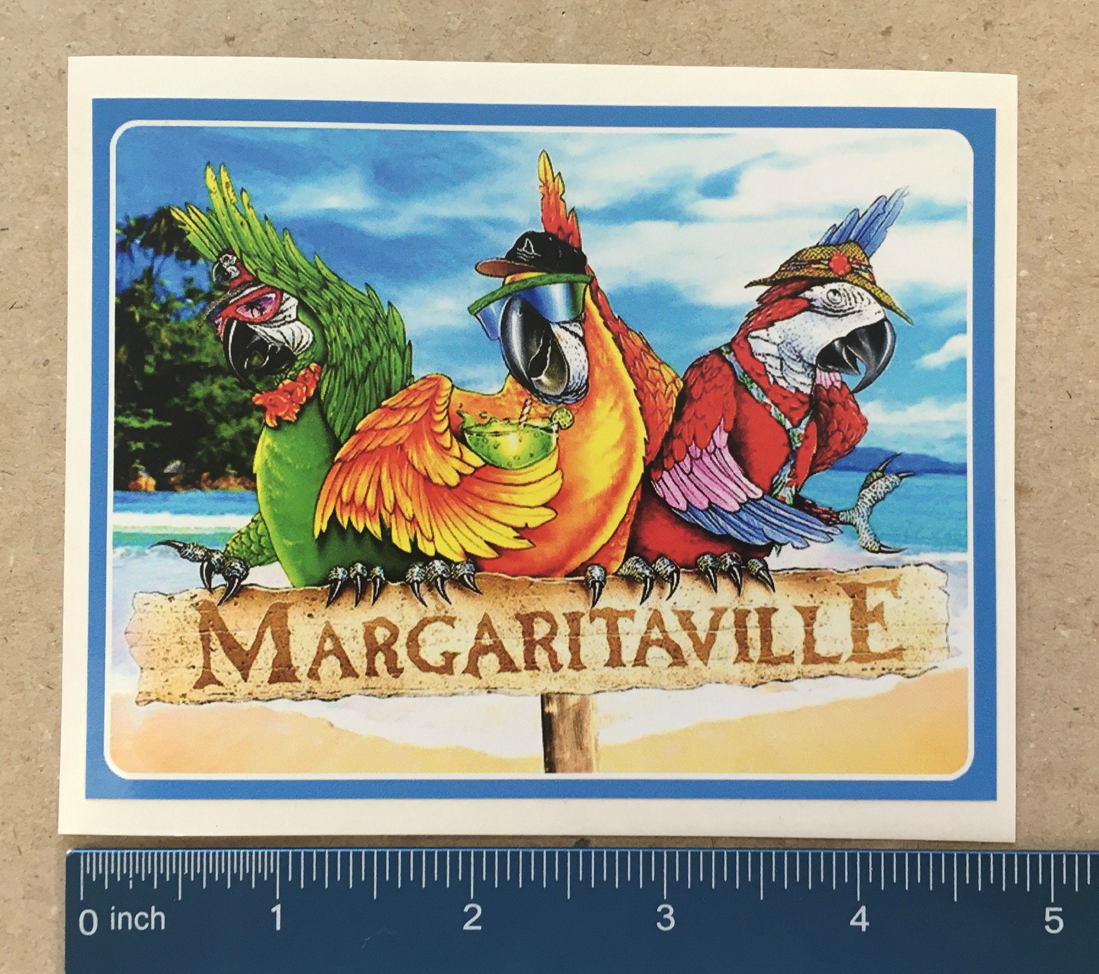 Parrot Head Decal Sticker Jimmy Buffett For Cars Trucks - Temu