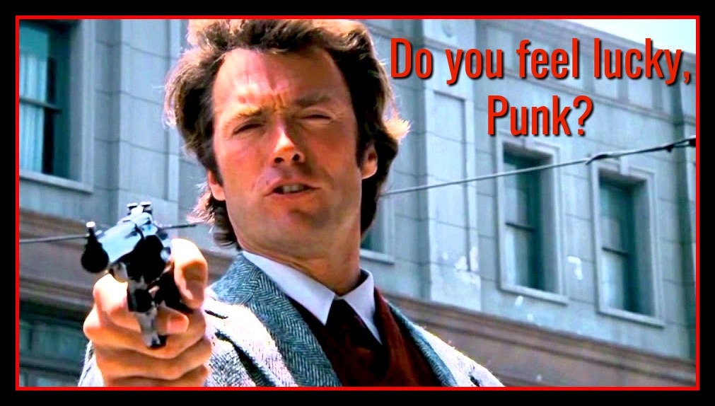 5 Classic Dirty Harry Movie do You Feel Lucky - Etsy Canada