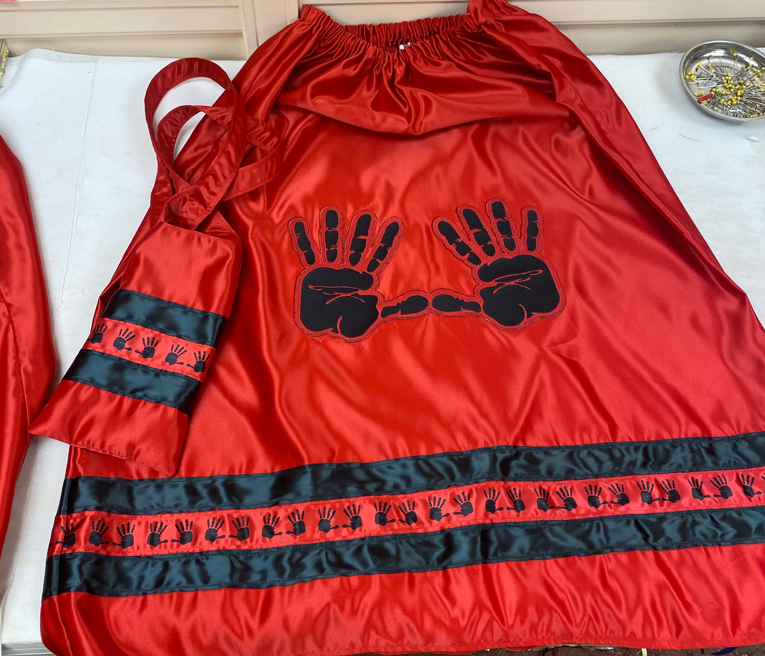 Embroidered MMIW Ribbon Skirt - Etsy