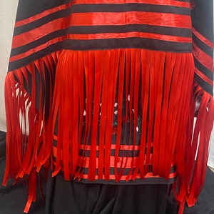 Custom Design  Ribbon Shawl