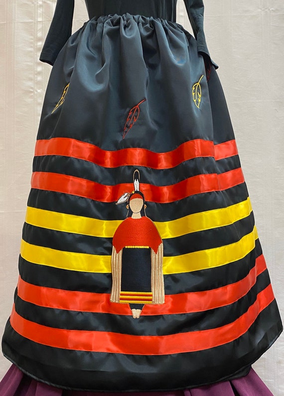 Embroidered MMIW Faceless woman Ribbon 