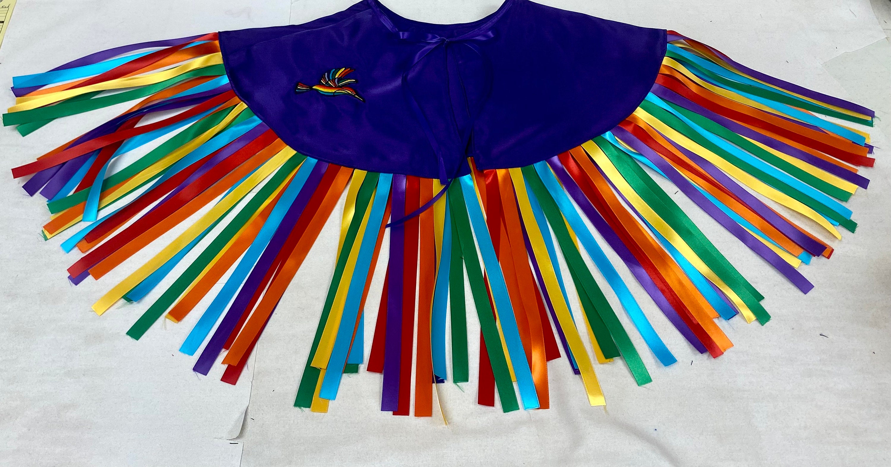 Purple Rainbow Ribbon Skirt Set - Etsy