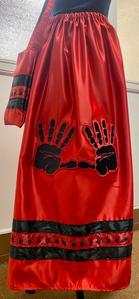 Embroidered MMIW Ribbon Skirt - Etsy