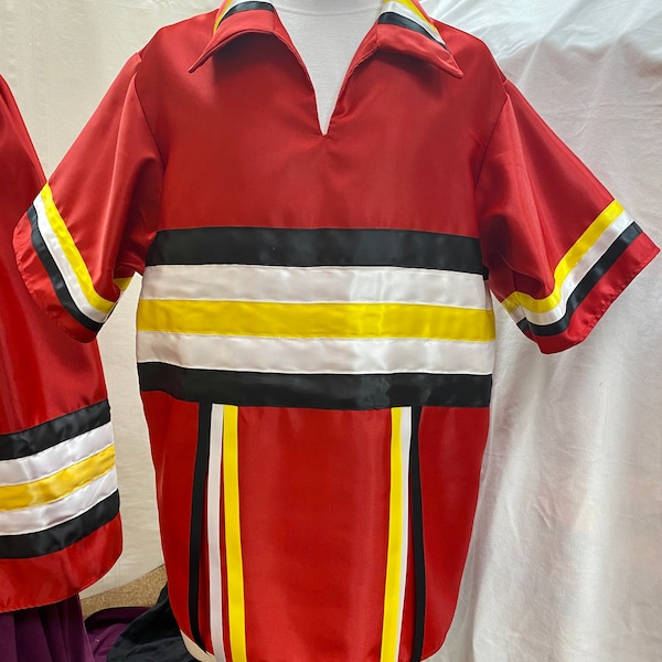 Native Ribbon Shirt Pattern - Etsy