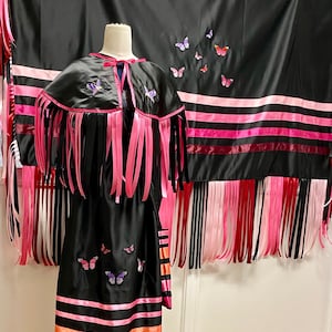 Butterfly Ribbon Shawl with lining (skirt and cape sold separately)