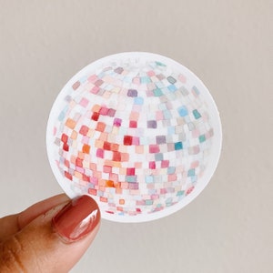 Mirrorball Sticker - Disco Ball - Stickers - Vinyl Sticker - Laptop Sticker - Bachelorette Gifts - Gift for her