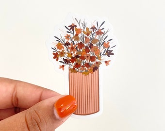 Autumn Bouquet Sticker - Vinyl Stickers - Laptop Stickers - Fall - Flowers