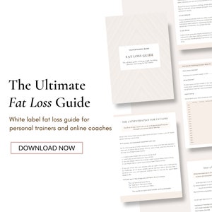 White Label Fat Loss Guide for Coaches Fat Loss Guide for Personal Trainers
