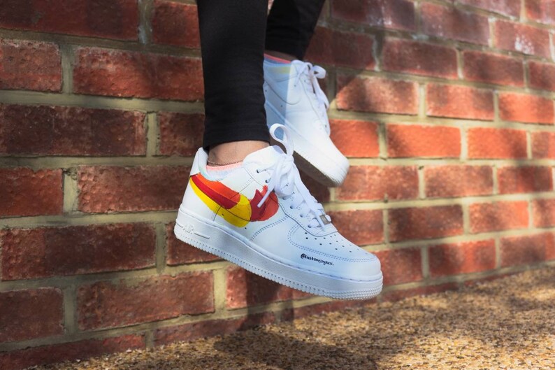 Custom Triple Swoosh Air Force 1 | Etsy