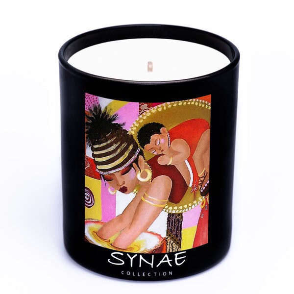 Bougie Artisanale Parfumée en Cire Naturelle - La Dorloteuse et L'enfant