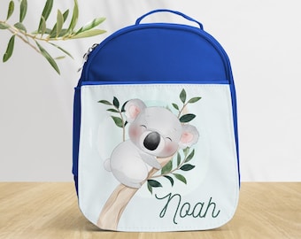 Petit Sac isotherme pour enfant personnalisé, 3 couleurs au choix, Modèle Petit Koala