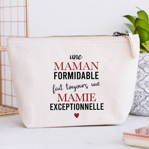 Large Personalized Pencil Case, Model Mom, Grandma, Sister, Auntie, Friend, Witness... exceptional