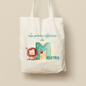 Tote Bag en Coton Personnalisable - Cadeau Unique, Éco-Friendly et Réutilisable, Modèle Lion Alpha