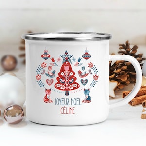 Camping mug, 270 or 530ml, Scandinavian Christmas tradition