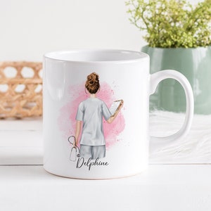 Personalized ceramic mug, 325 or 430ml, Male and/or Female healthcare staff