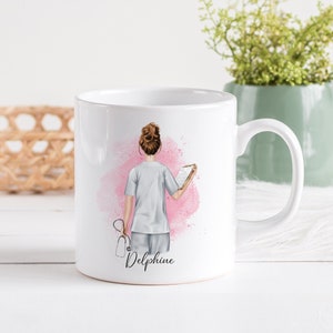 Personalized ceramic mug, 325 or 430ml, Male and female caregivers image 1