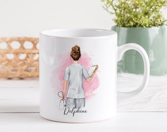 Mug Personnalisé céramique, 325 ou 430ml, Personnel soignant Homme et ou Femme