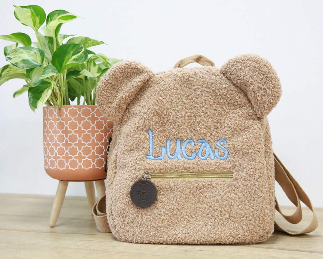 Personalized Children's Backpack With Embroidery, Teddy Bear Backpack ...