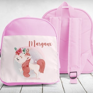 cartable, sac à dos, maternelle-sport, à personnaliser, Licorne