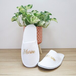Pantoufles Personnalisées Avec Photo - Chaussons Doublés Peluche Pour Toute La Famille - Cadeau Noël Personnalisable