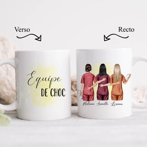 Personalized ceramic mug, 325 or 430ml, Male and female caregivers image 2