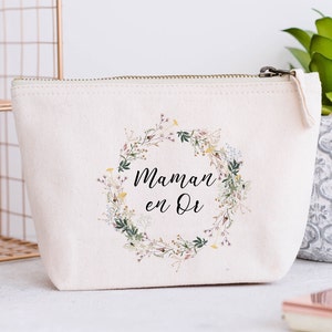 Grande Trousse personnalisée, Couronne de fleurs, Modèle Petites fleurs des champs image 3