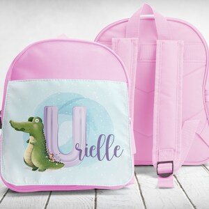 mochila escolar, mochila, jardim de infância-esporte, para personalizar, Jacaré Bleu
