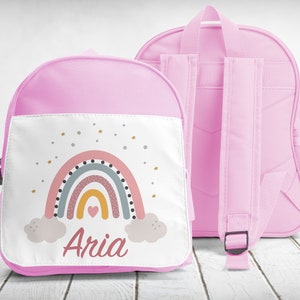 school bag, backpack, kindergarten-sport, to personalize, Rainbow
