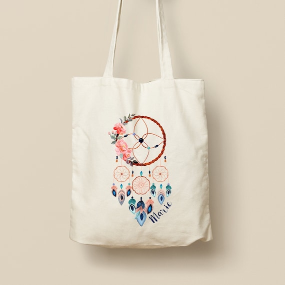 iKraft Tote Bag Design Dream Catcher –