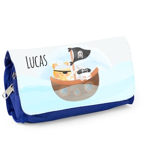 Kit escolar personalizado, Azul o rosa, Pequeño pirata