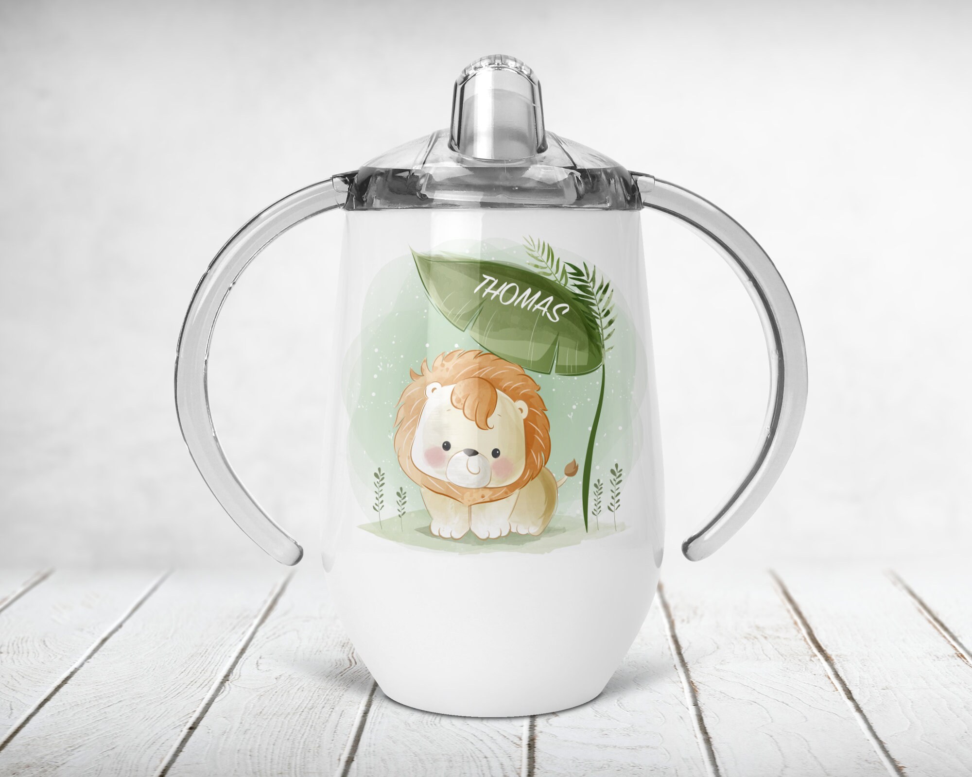 Gobelet d'apprentissage Isotherme Personnalisé, Lionceau