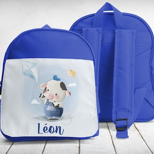 school bag, backpack, kindergarten-sport, to personalize, Cow