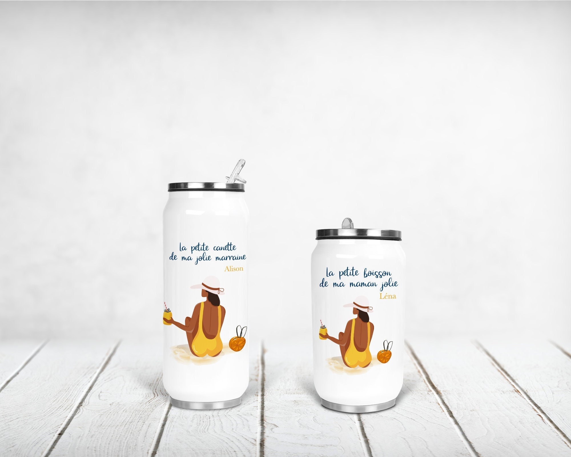 Canette Isotherme Personnalisée, Canette de Plage 02