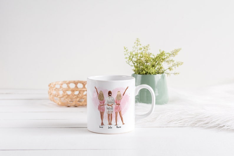 Personalized ceramic mug, 325 or 430ml, EVJF image 1