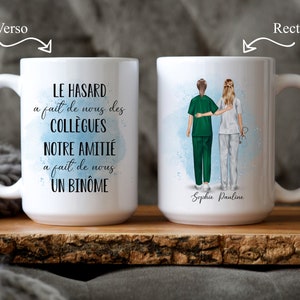 Personalized ceramic mug, 325 or 430ml, Male and female caregivers image 3