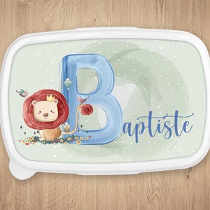 Boîte à repas personnalisée, Modèle Lion Alpha
