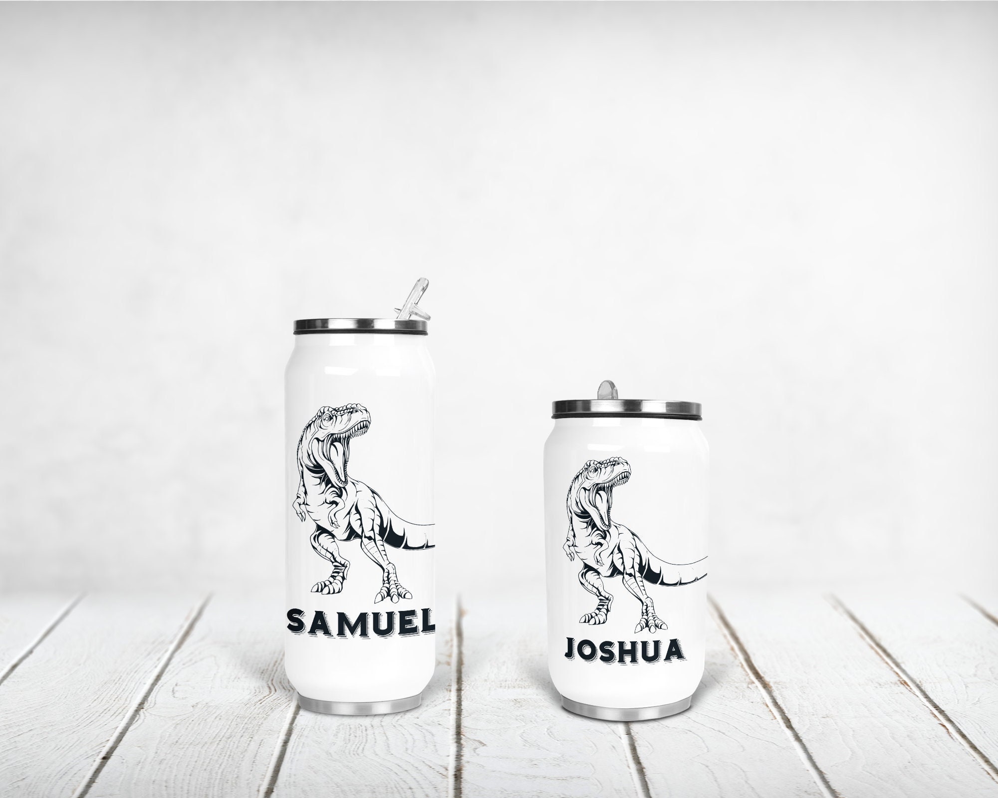 Canette Isotherme Personnalisée, Dinosaure T-Rex