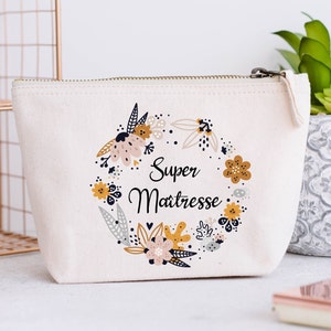 Grande Trousse personnalisée, Couronne de fleurs, Modèle Liberty