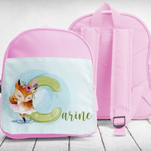 cartable, sac à dos, maternelle-sport, à personnaliser, Renard ballerine
