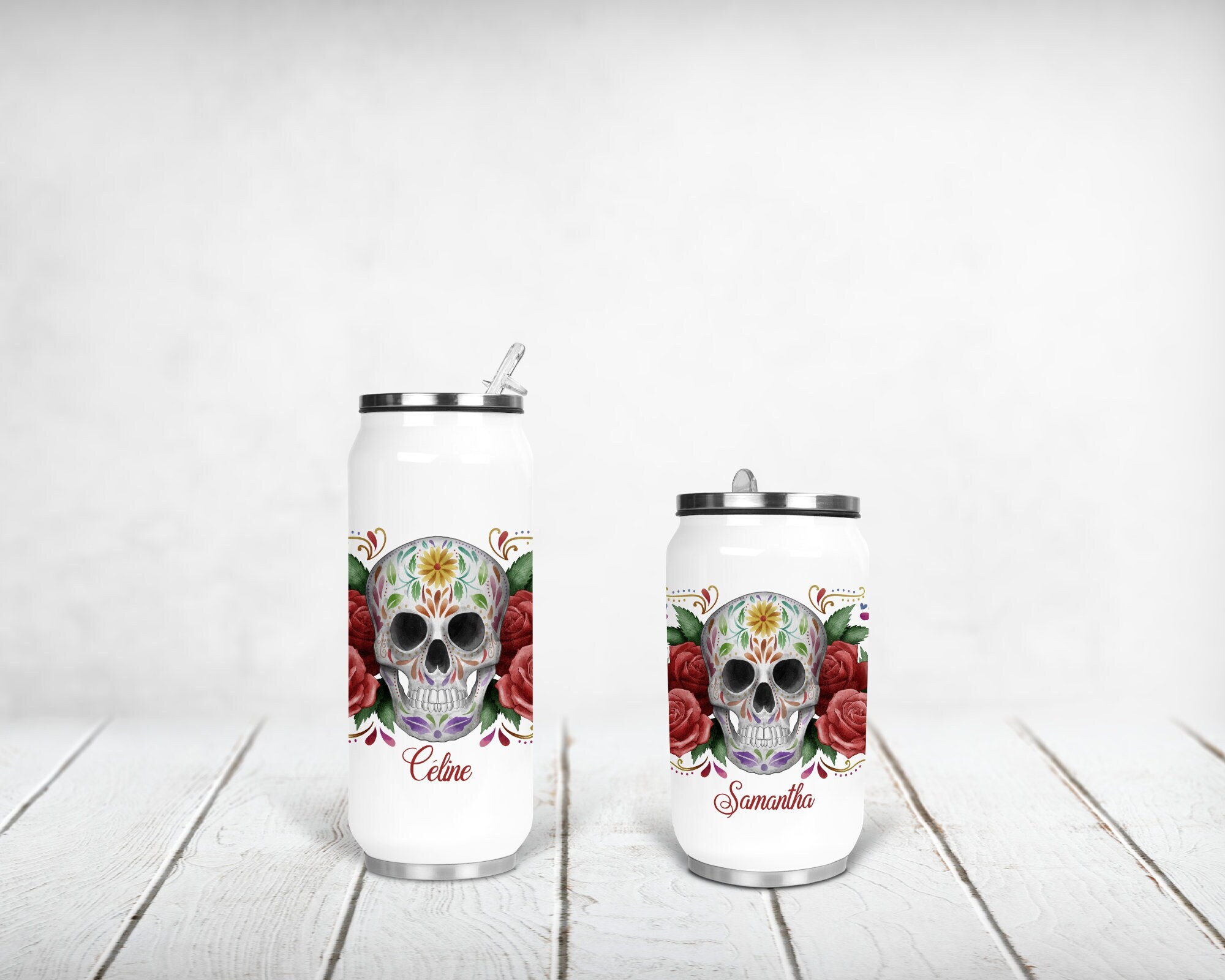Canette Isotherme Personnalisée, Dia de Los Muertos