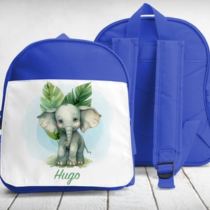 school bag, backpack, nursery-sport, to personalize, Petit Elephant