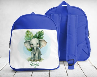 cartable, sac à dos, maternelle-sport, à personnaliser, Petit Elephant