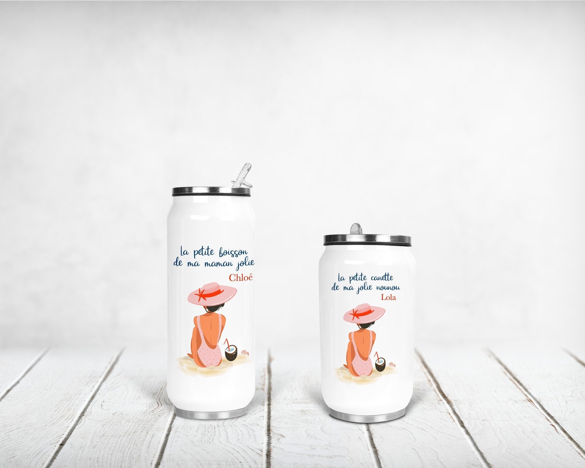 Canette Isotherme Personnalisée, Canette de Plage