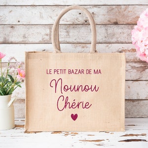 Personalized burlap bag, Le petit bazaar de... image 3