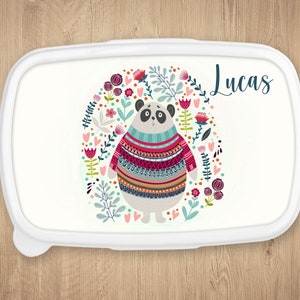 Personalized lunch box, Panda model
