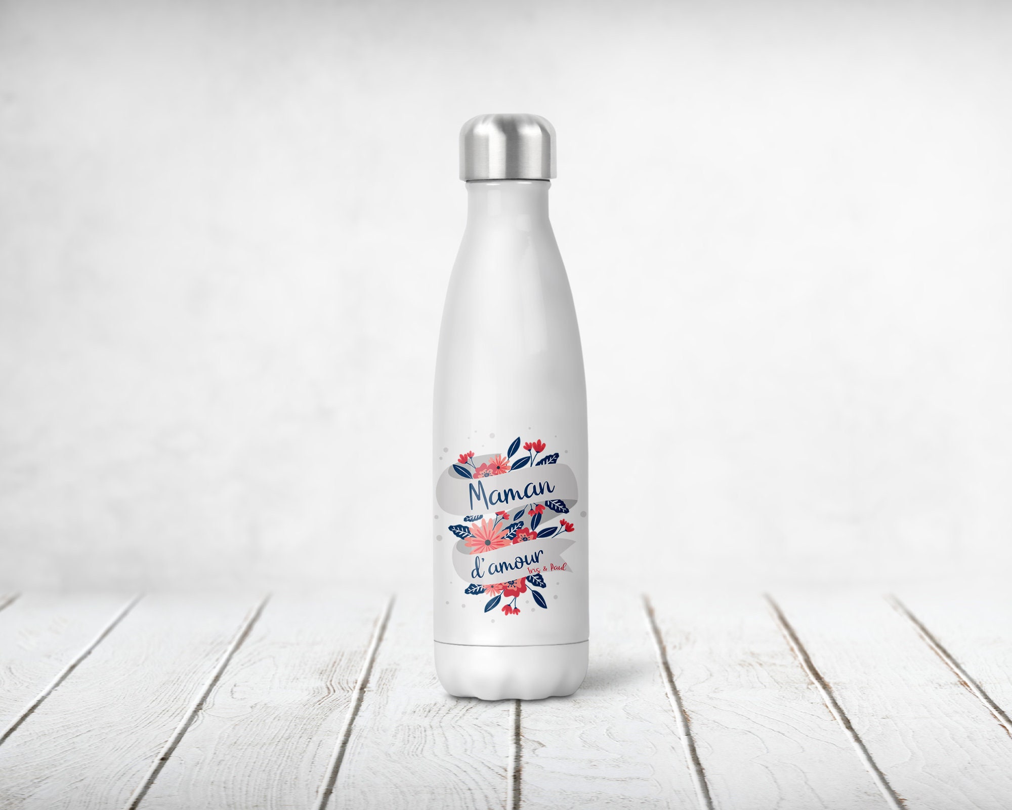 Bouteille Isotherme Personnalisée, Maman d'amour