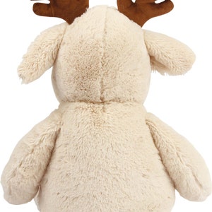 Peluche brodée personnalisée, doudou brodé à personnaliser, Modèle Renne image 2